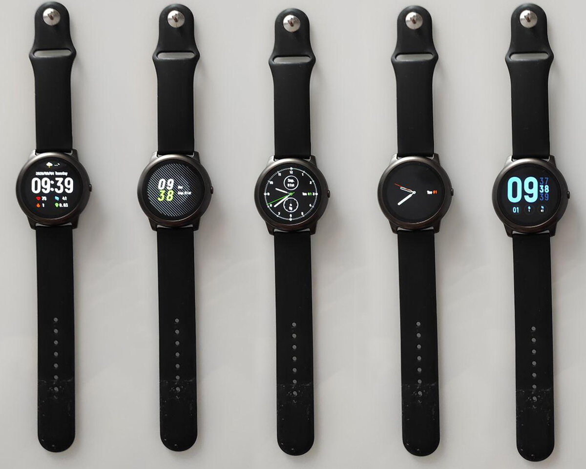 5 стандартных циферблатов