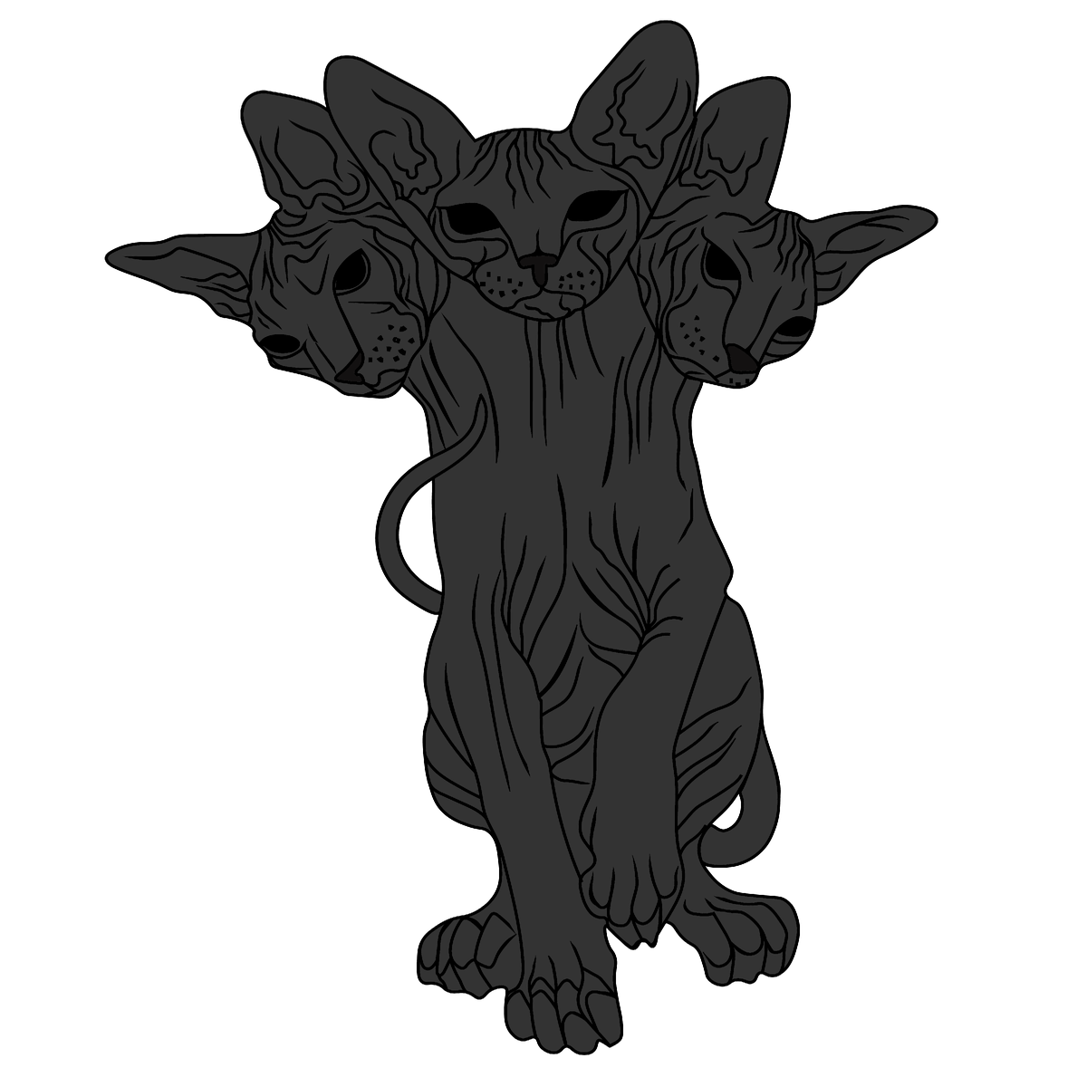 трехглавый бог лицемерия и лжи.