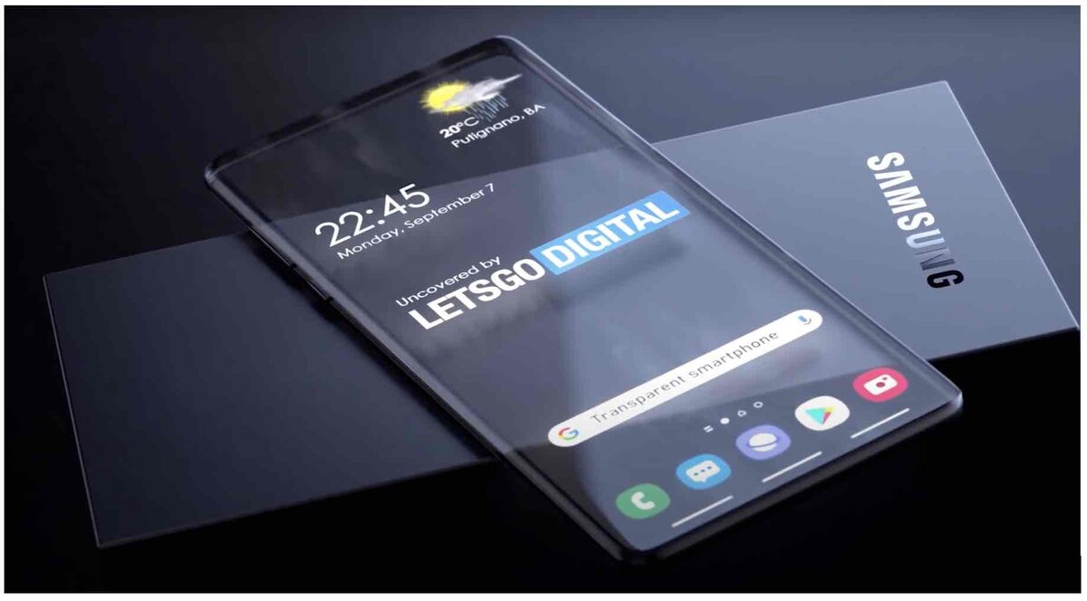 Прозрачный смартфон от Samsung