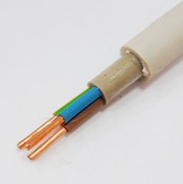 Трех слойная изоляция кабеля NYM