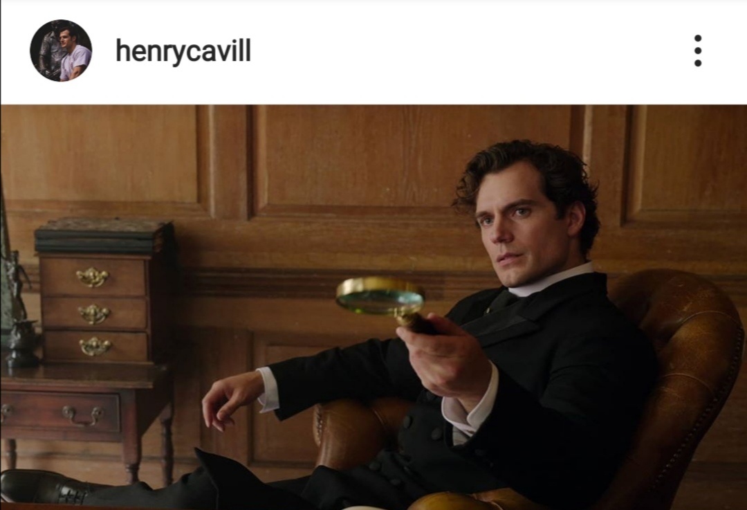 Генри Кавилл (Шерлок Холмс) в фильме "Энола Холмс" (2020). Фото из Инстаграмма