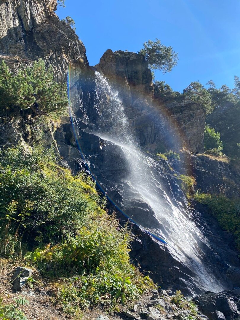 Баритовый водопад Архыз