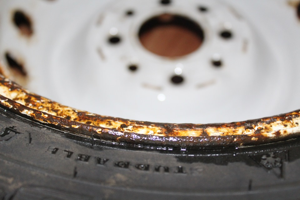Диск с коррозией.