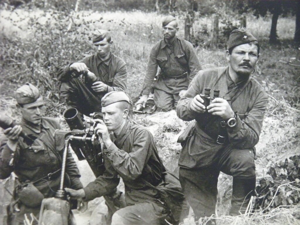 мирный май 1941 года. тренировка минометного расчета