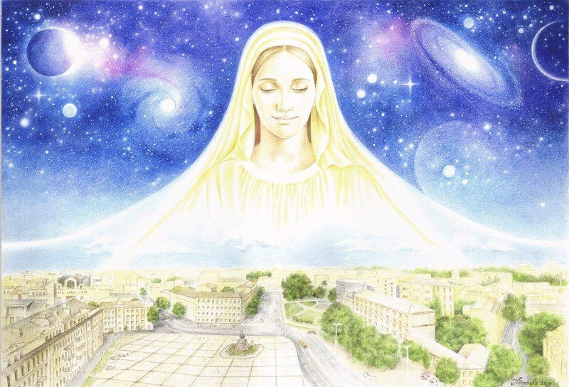 Мир духовный и мир земной.