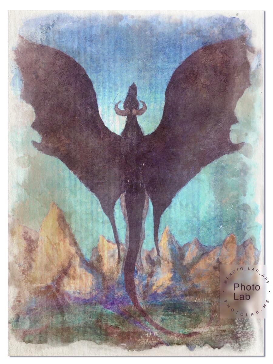 Картон, гуашь, обработка