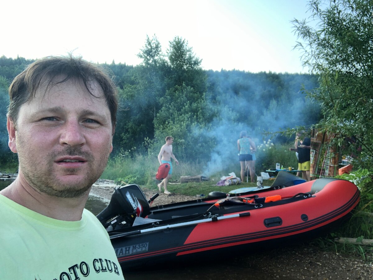 Отдых компанией на водохранилище