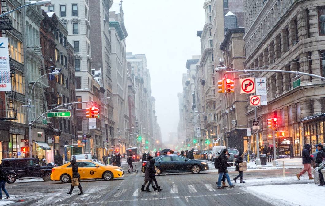 Нью-Йорк в феврале