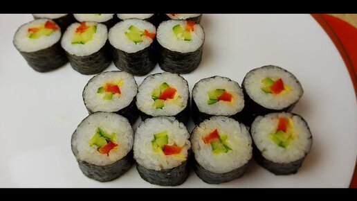 Рис для суши/роллов и роллы Маки,🍣 цыганка готовит.