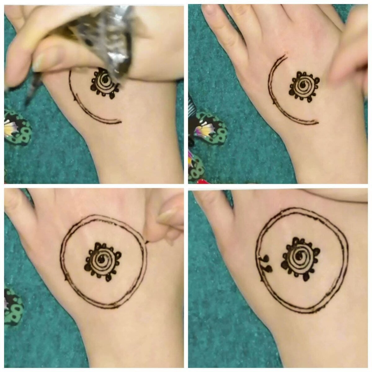 как делать мехенди