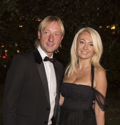 Яна Рудковская и Евгений Плющенко