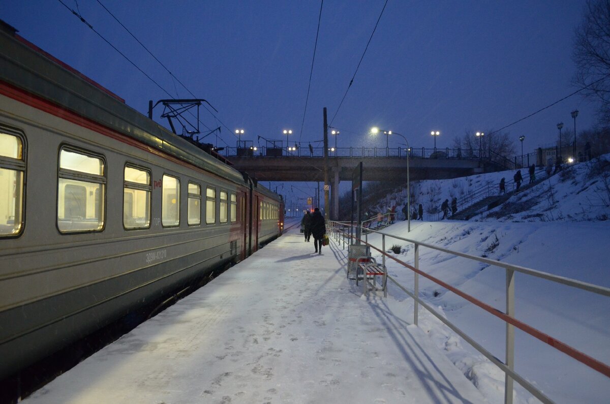 Зимний заезд на ГЖД, ст. Навашино и пл. Городская (г. Муром), 30.01.2021 |  Железнодорожье и его окрестности | Дзен