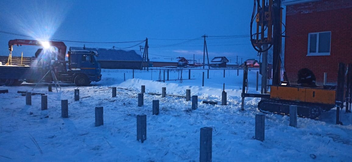 Фундамент из жб свай