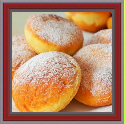 Пончики, возможно, с начинкой.