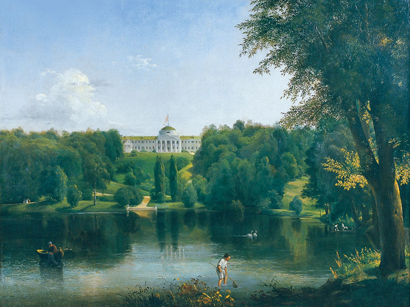"Усадьба Г. С. Тарновского в Качановке", Василий Штернберг, 1837. сс) Wikimedia Commons