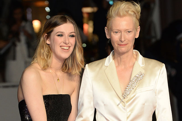 Тильда Суинтон и её дочь Онор