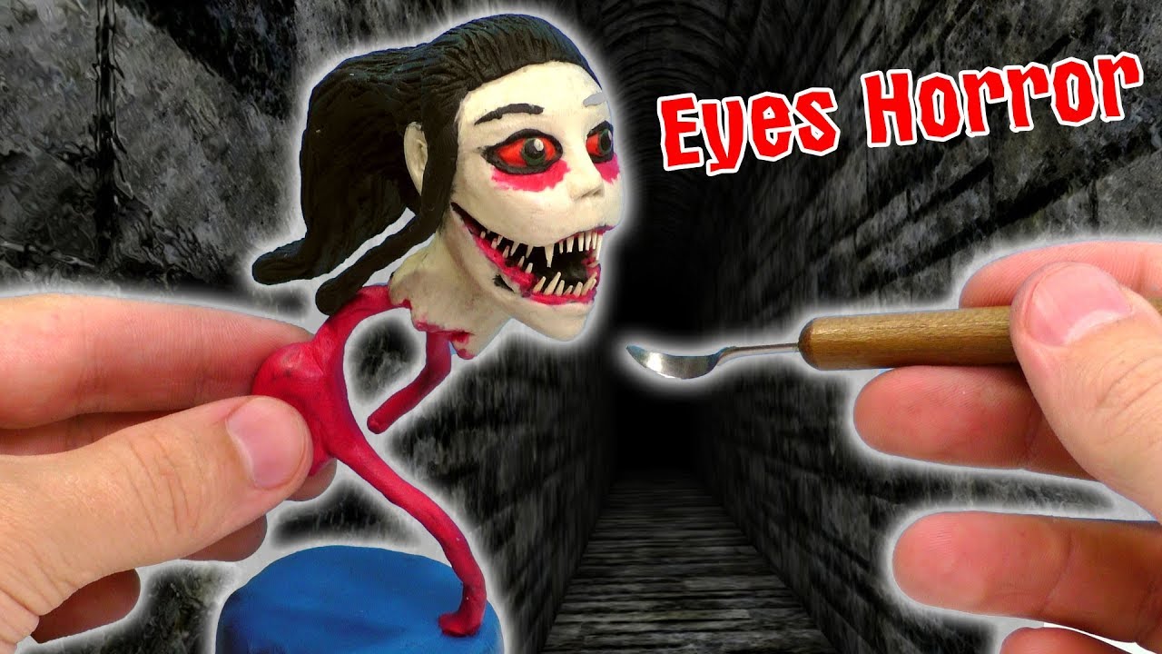 Лепим Крейси из игры Eyes The Horror Game | Plasticine Tutorial