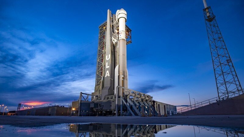 CST-100 Starliner, установленный на ракету-носитель Atlas V. Взято из Яндекс-картинок
