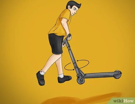 Вот так смотрится вип когда его крутишь на самокате. 