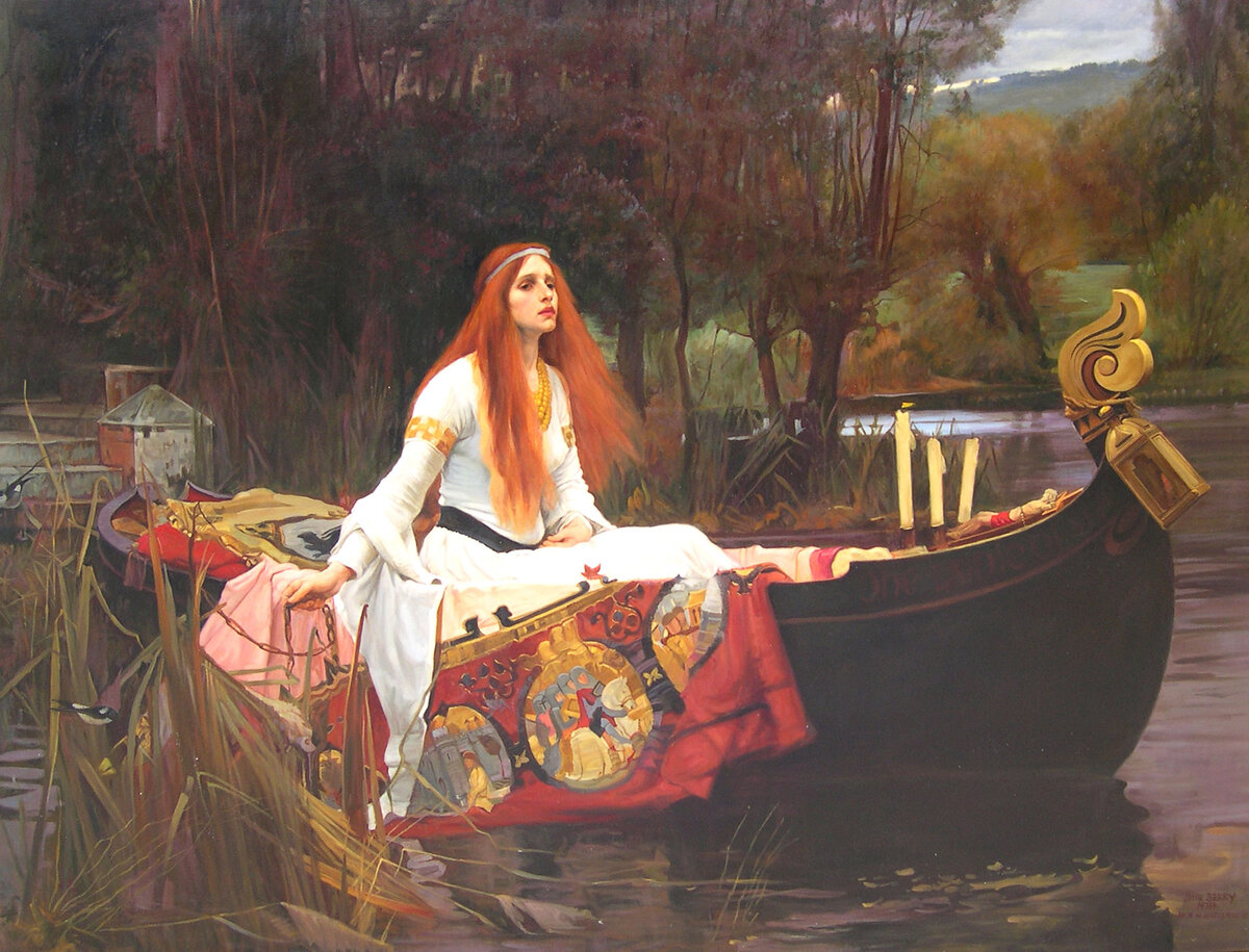 Lady of shalott картина