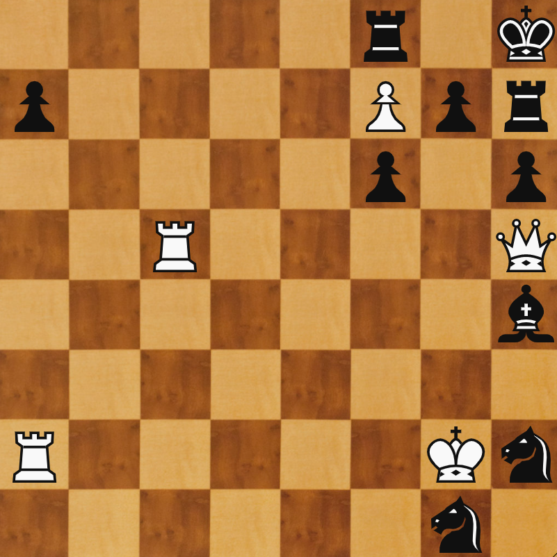 Ход белых. мат в 5 ходов