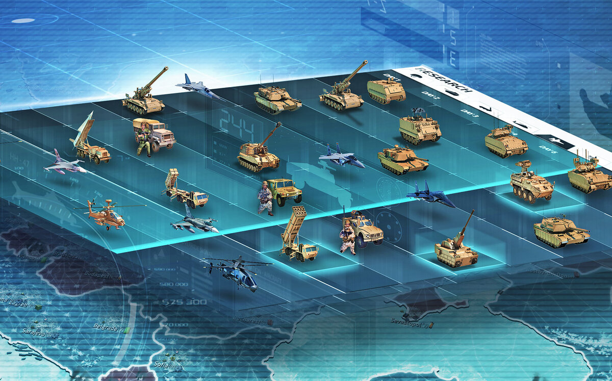 Conflict of Nations: World War 3 - вооруженные силы стран