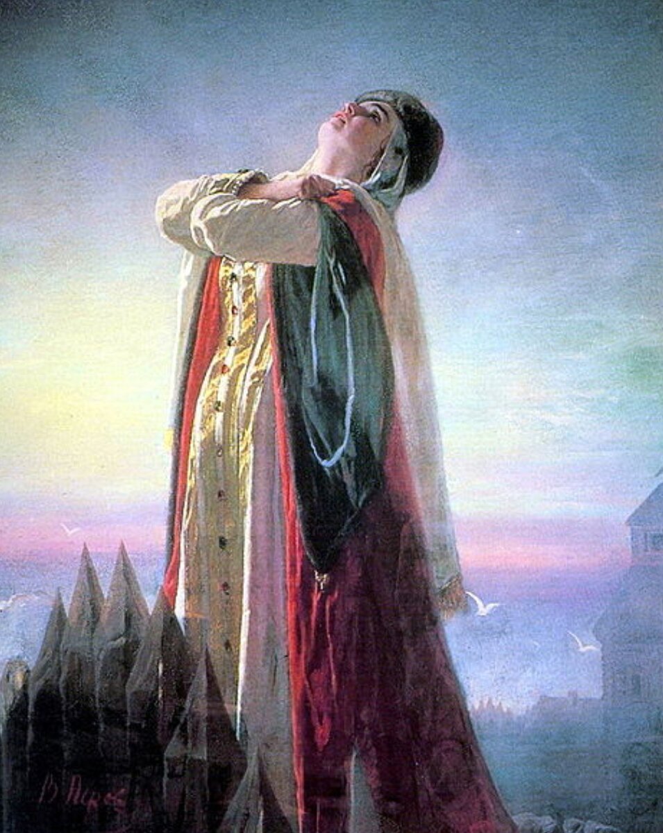Плач Ярославны, Художник: В.Г. Перов, Источник: wikiCommons