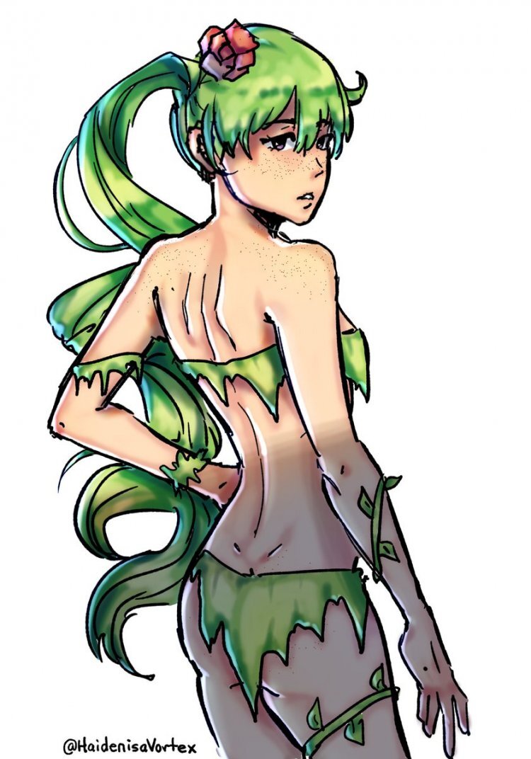 с возрастом Дриада не меняется, она всегда будет выглядеть молодо и красиво