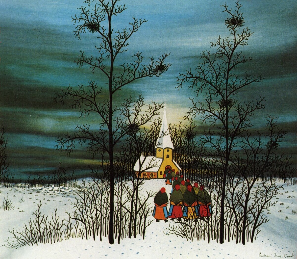 На заре