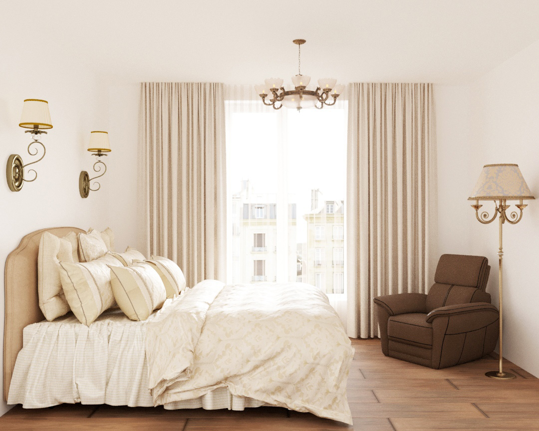 заменили шторы