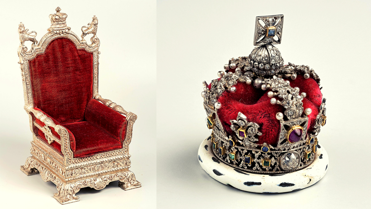 Точные копии трона вице-короля Индии и Короны Британской империи © Royal Collection Trust/Her Majesty Queen Elizabeth II