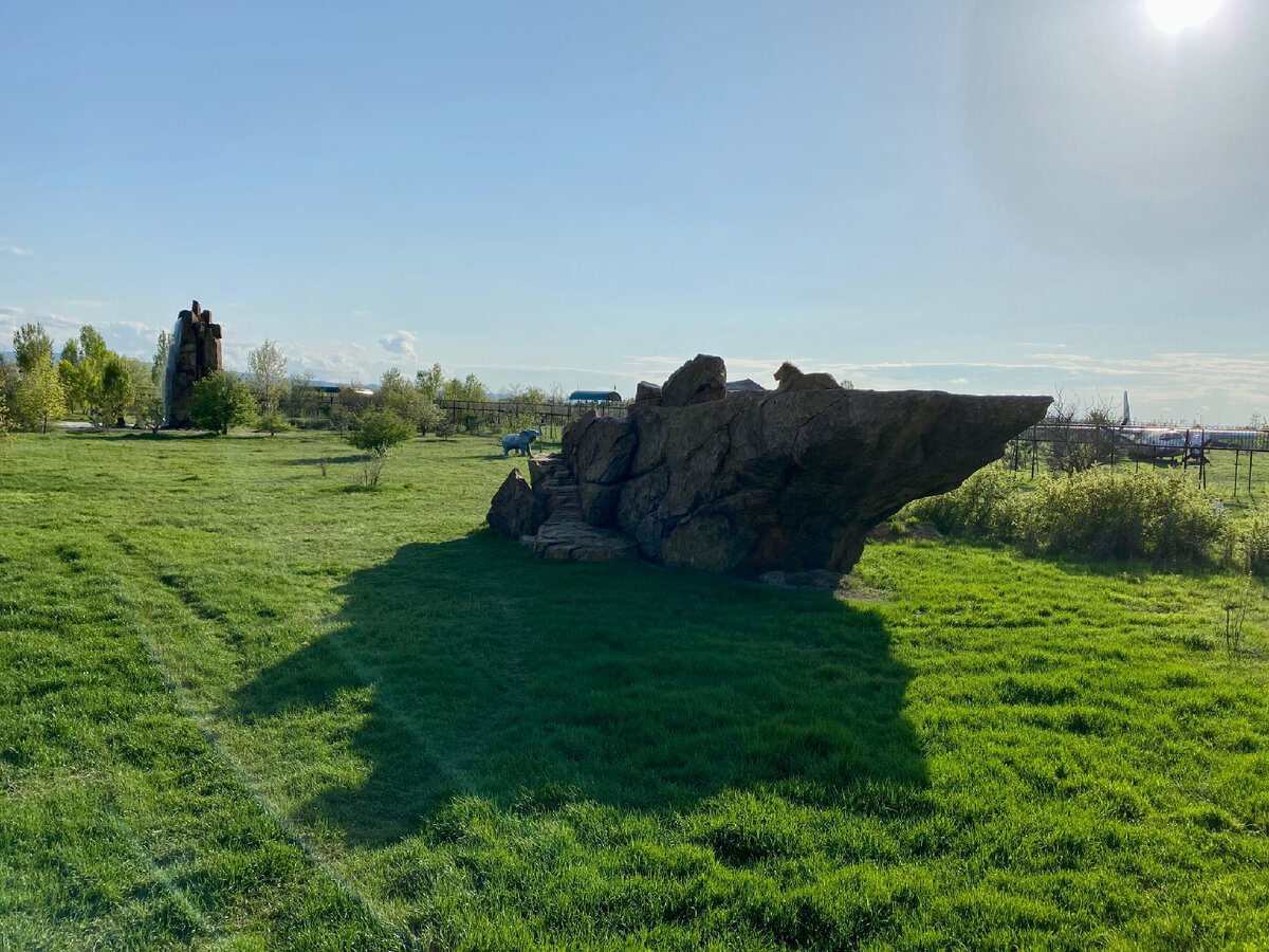Там на скале сидит самый настоящий Лев! Прямо как кадр из «Король-лев»