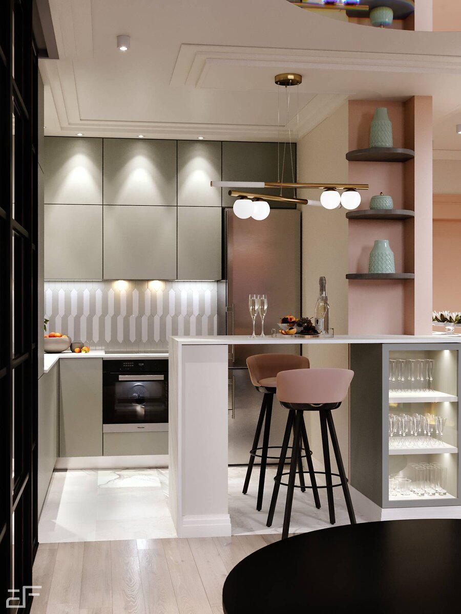 Дизайн интерьера кухни в современном стиле