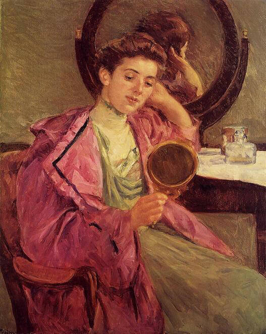 Женщина у своего туалетного столика, Мэри Кассат (1844 - 1926)