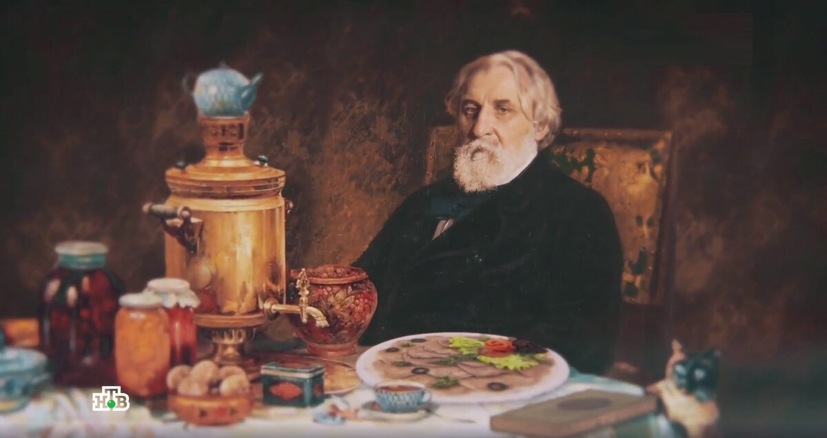 Если помните великий писатель слыл знатоком, точнее был человеком разбирающимся в еде. Хотя при его детстве невозможно было не стать гурманом. Тургенев барин-гурман.