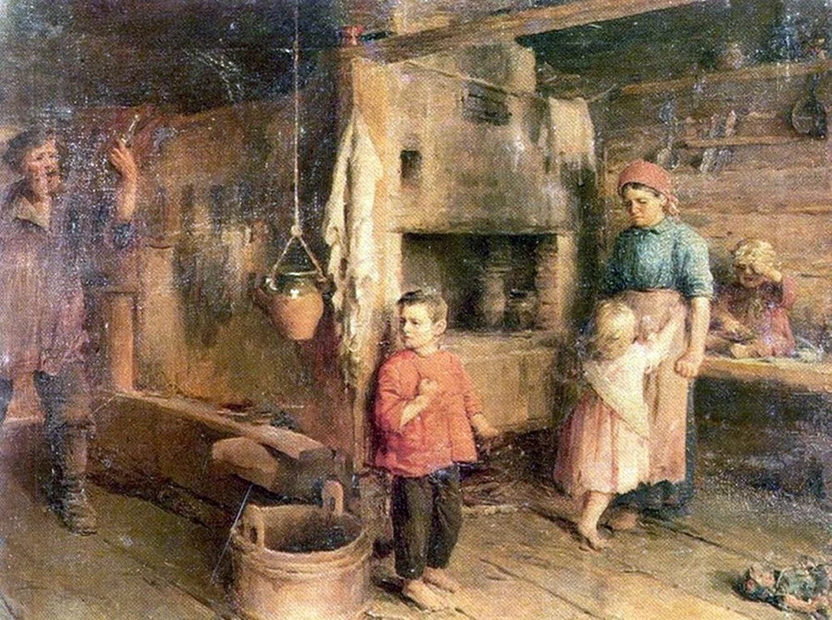 "Запил", картина Ивана Горохова, 1929г.