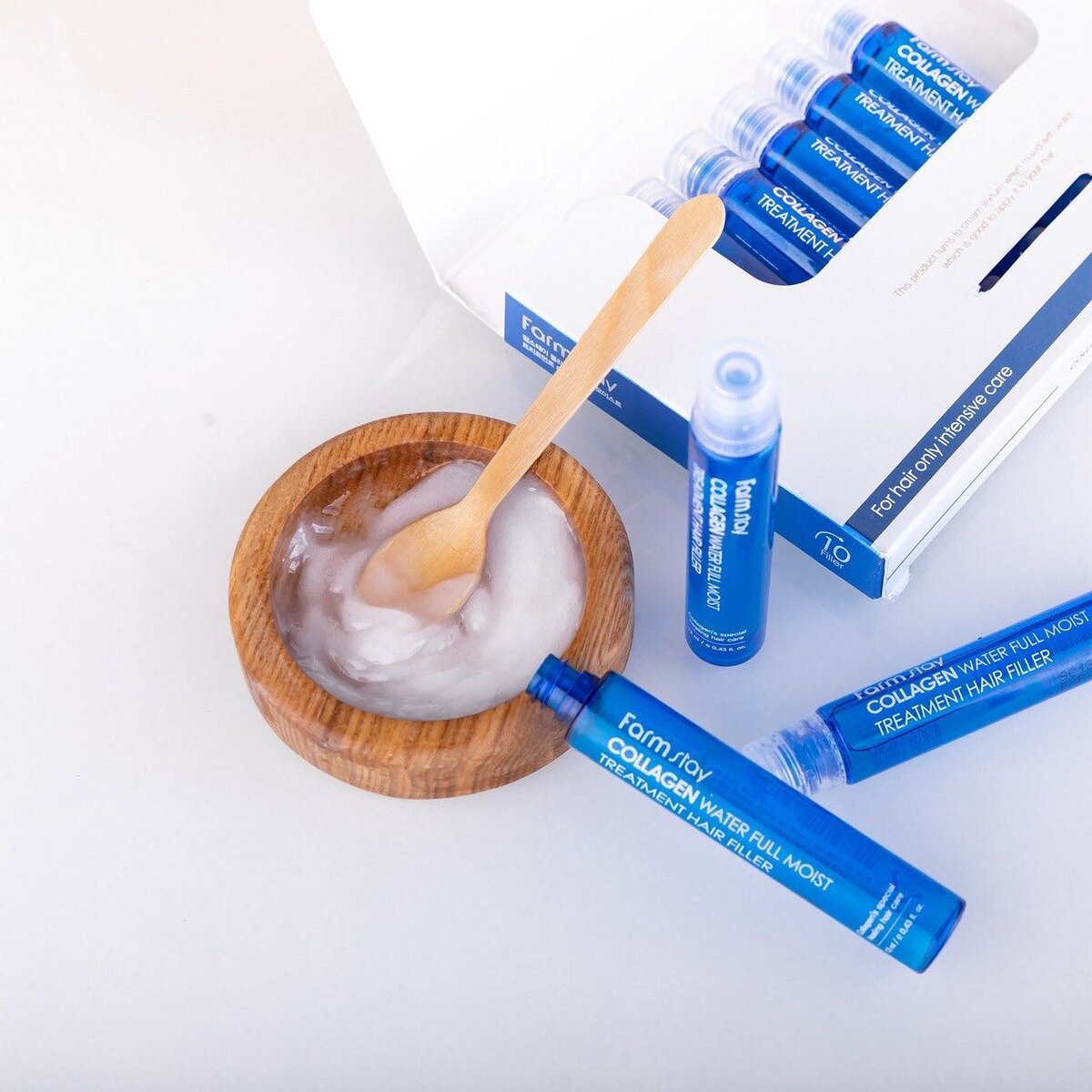 Набор филлеров для волос с коллагеном FarmStay