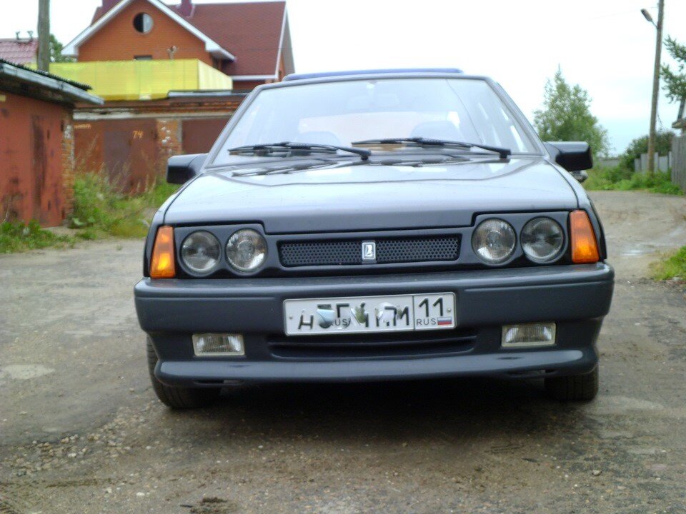 Lada Kalina (фара Bosch) Гладкое прозрачное стекло из поликарбоната для передней фары 1 шт