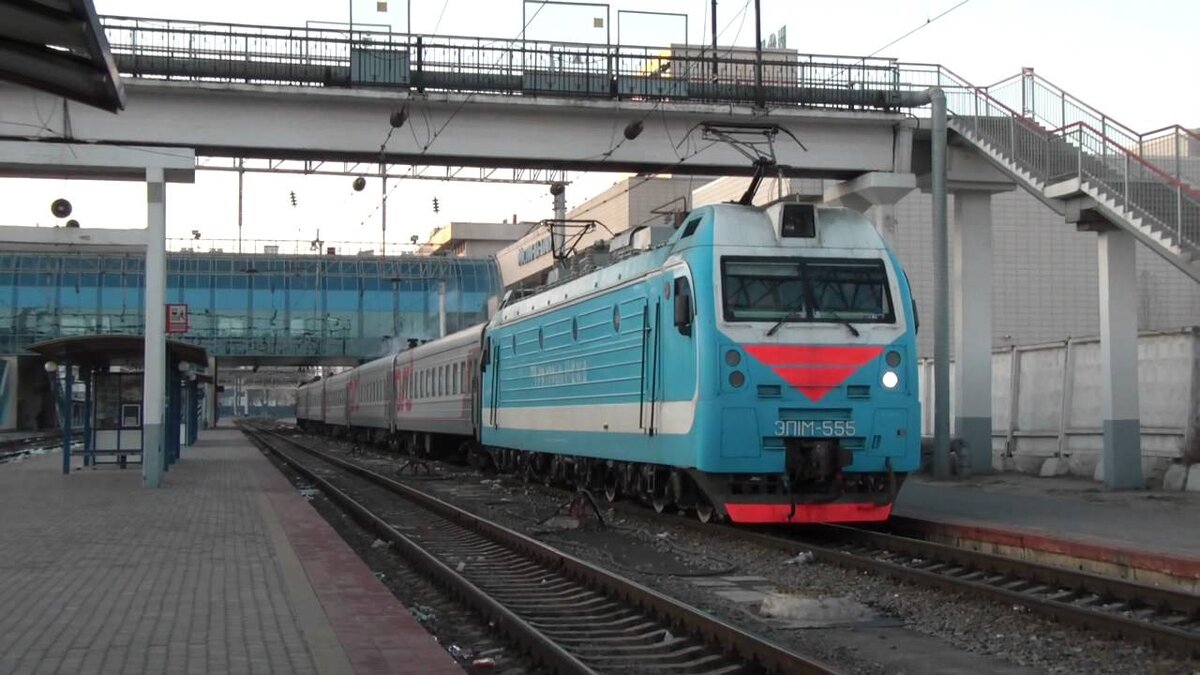 Поезд Ростов-Грозный.