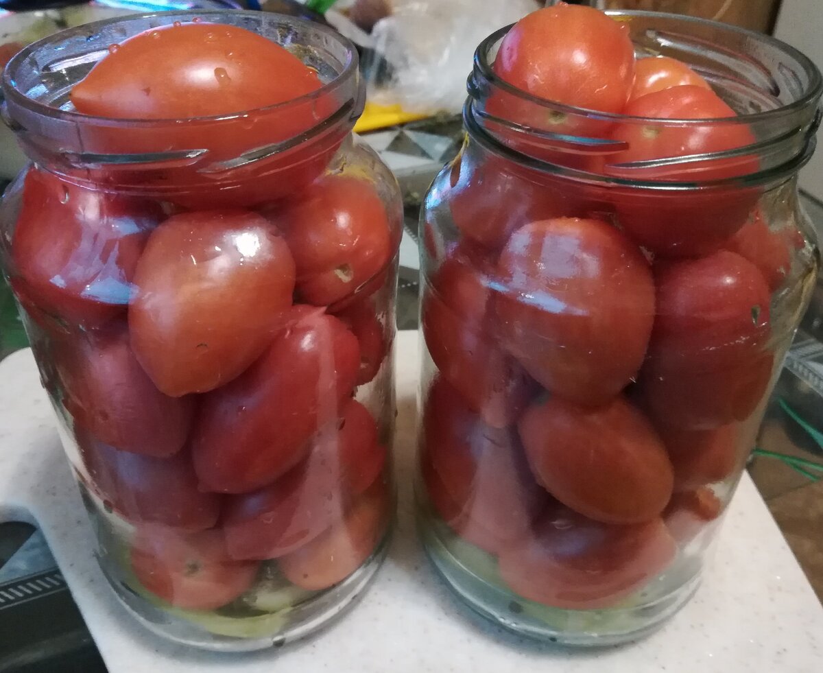 Консервирование помидоров с болгарским перцем
