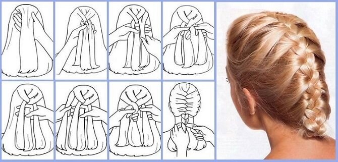 ✨ Объемные косы с резинками для взрослых и детей