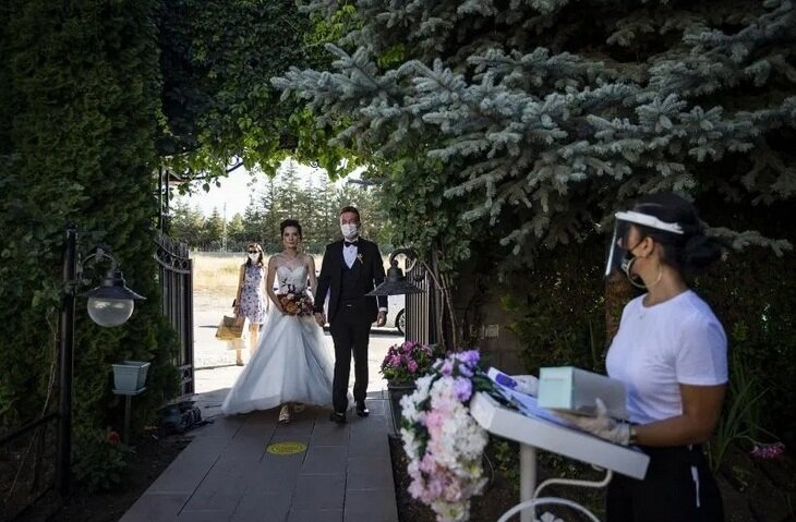 Типичная свадьба лета-2020... Фото из сети.