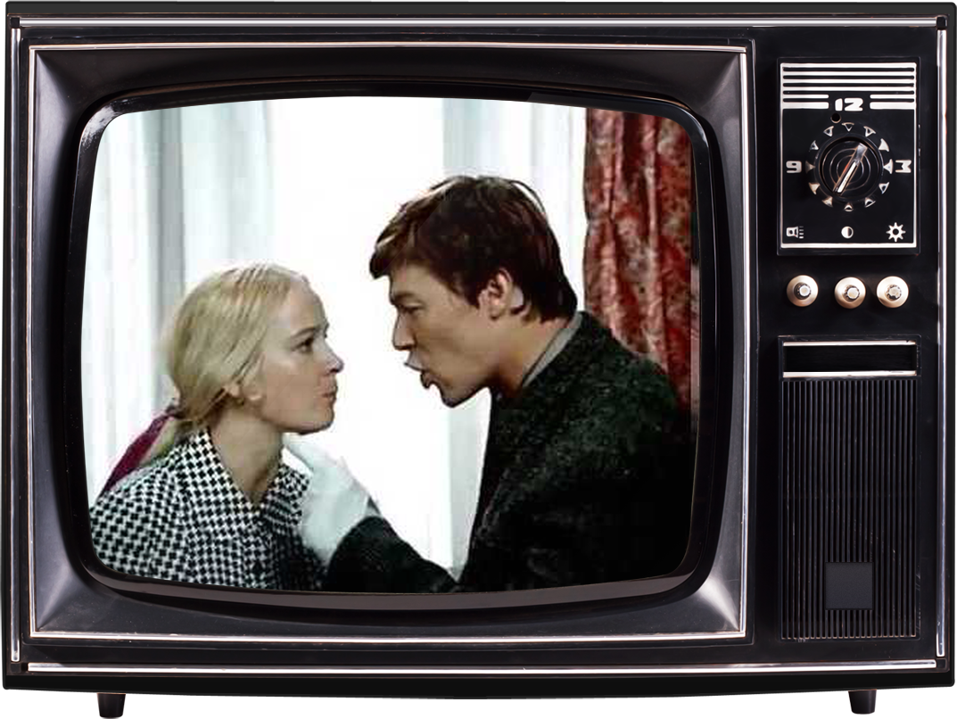 Ссора Ганжи и Светланы. Сцена из фильма "Большая перемена", 1973 год