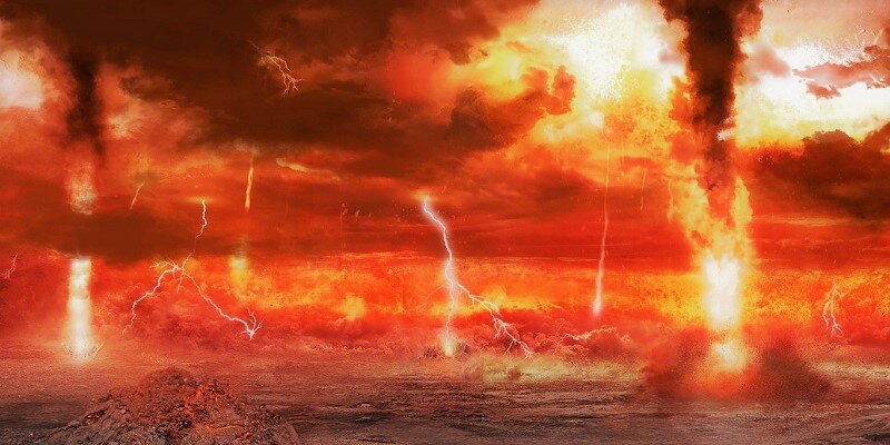 Земля в начале существования