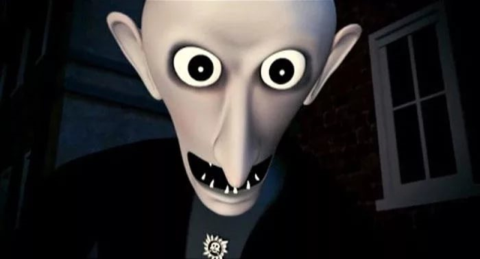 кадр из мультфильма (Носферату. Ужас ночи)