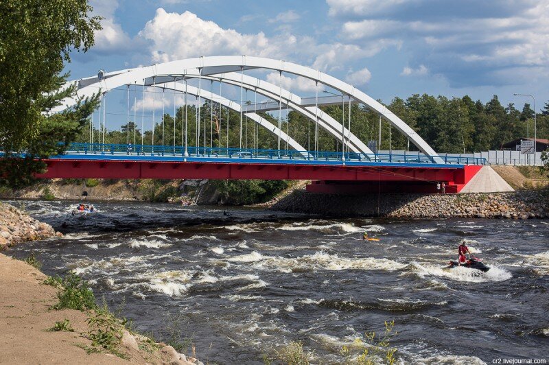 Пороги на реке Вуокса. Лосево, Ленинградская область 