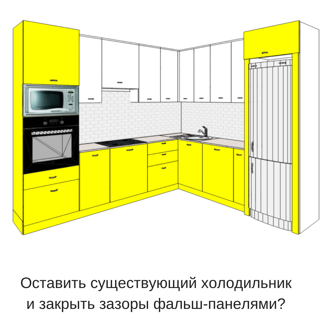 Что общего между холодильником и больницей. Зазор между кухней и холодильником. Зазор между холодильником и кухонным гарнитуром. Зазор между холодильником и верхним шкафом. Зазор между плитой и фасадами кухни.