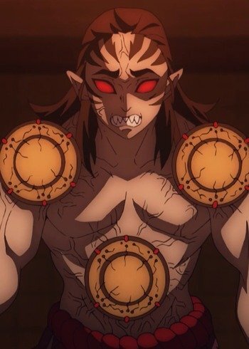 Кëгай - демон из аниме "Клинок рассекающий демонов". Под конец своей жизни понял, что совершил ужасную ошибку. 