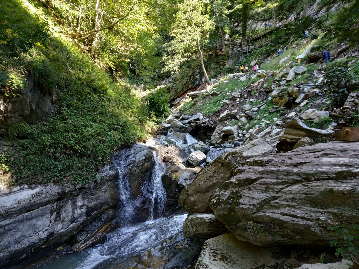 парк водопадов менделиха