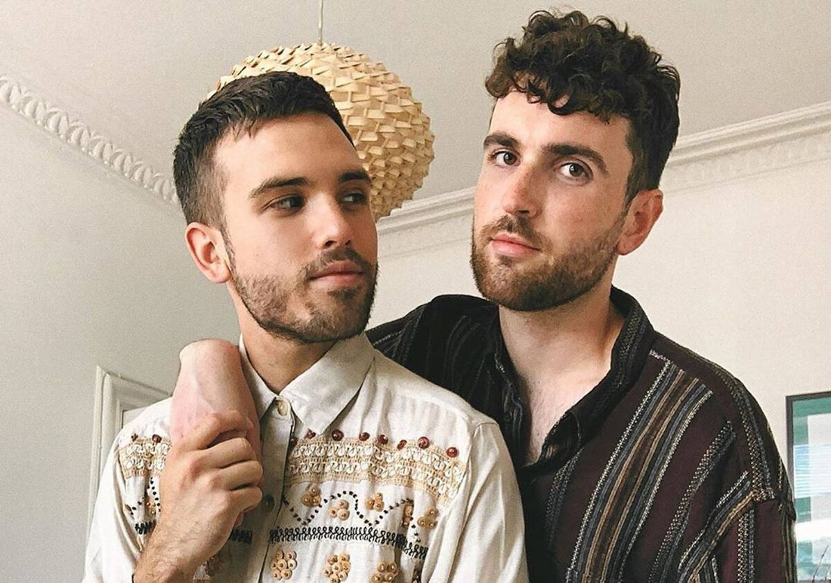 Дункан Лоуренс и его парень Джордан Деливерс